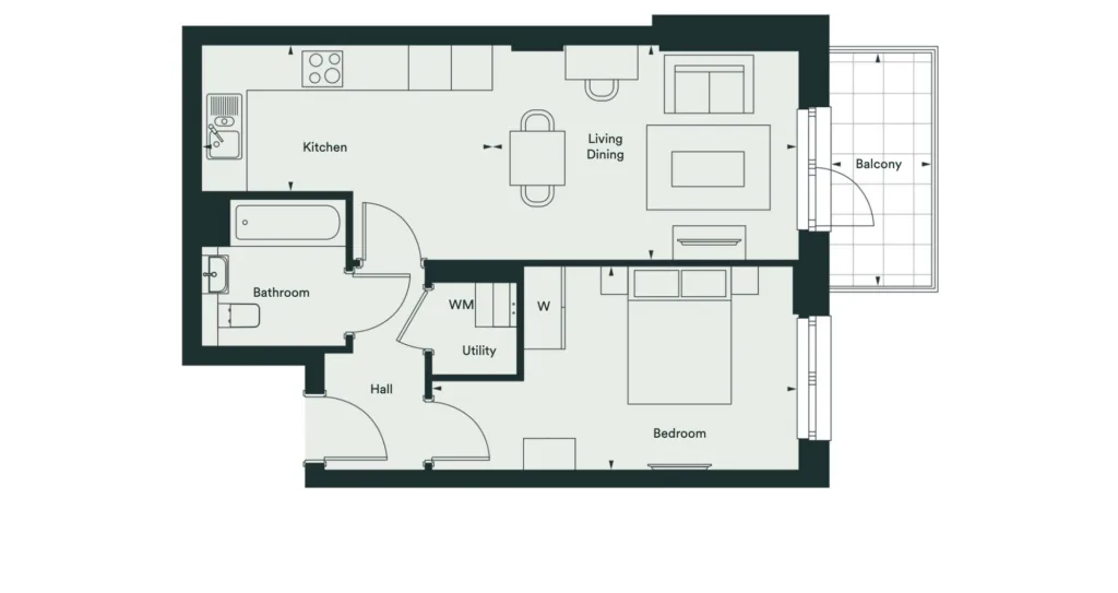 Cassia, Oakwood Floor plan Type 2