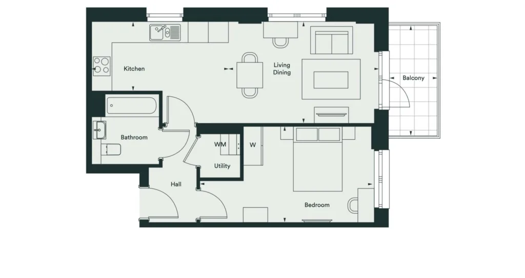 Cassia, Oakwood Floor plan Type 3